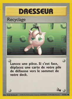 Recyclage, Fossile No. 61 Normal