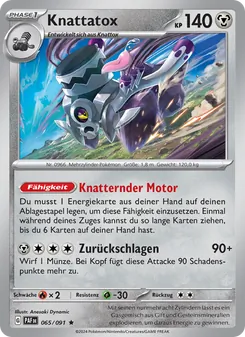 Knattatox, Paldeas Schicksale Nº 065 Holo