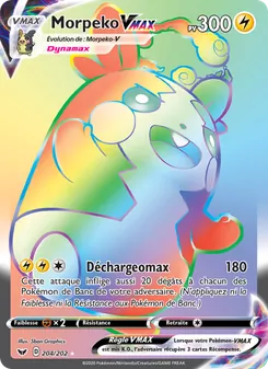 Morpeko VMAX, Épée et Bouclier No. 204 Holo