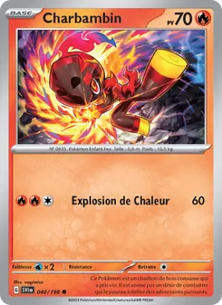 Charbambin, Écarlate et Violet No. 040 Normal
