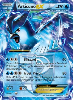Articuno-EX, Plasma Storm No. 25 Normal