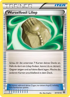 Wurzelfossil Liliep, Plasma-Blaster Nº 87 Normal