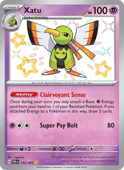 Xatu, Paldean Fates No. 152 Holo