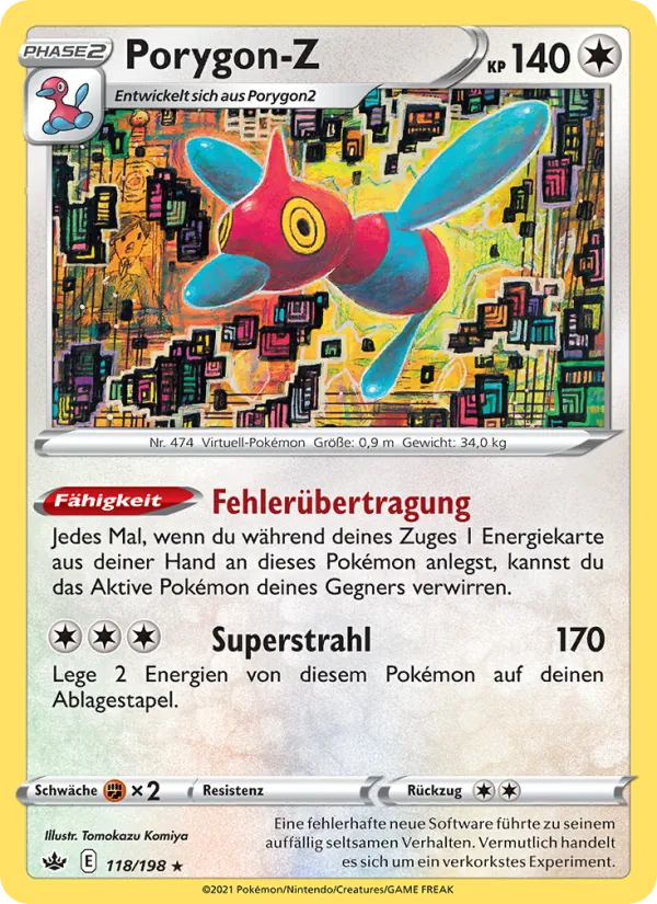 Porygon-Z, Schaurige Herrschaft Nº 118