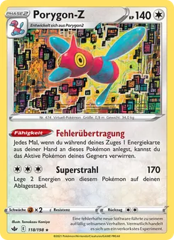 Porygon-Z, Schaurige Herrschaft No. 118 Holo