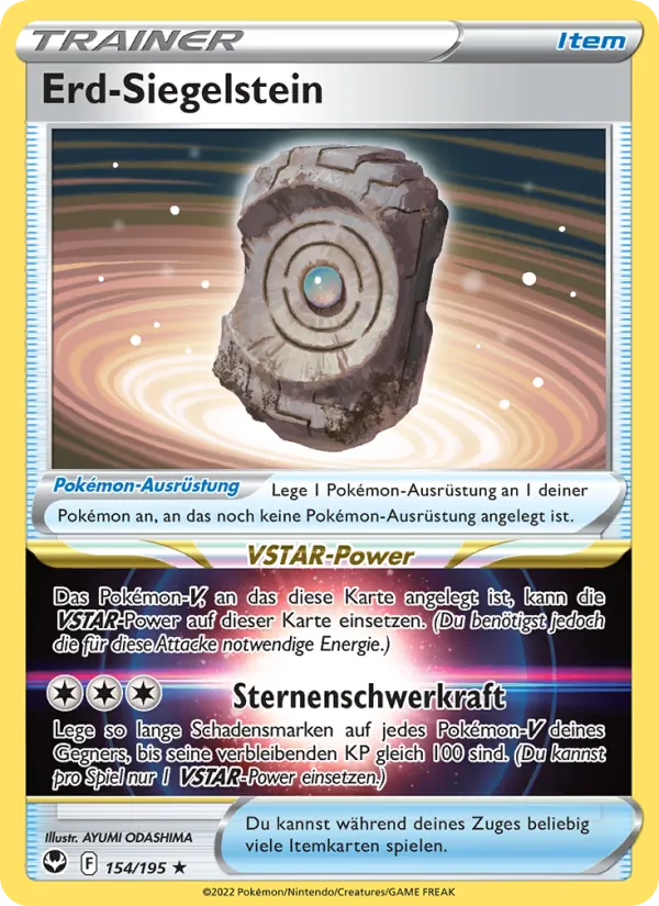 Erd-Siegelstein, Silberne Sturmwinde Nº 154