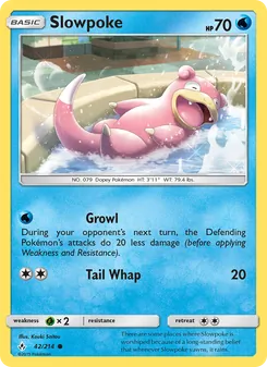 Slowpoke, Unbroken Bonds No. 42 Normal