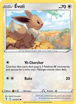 Évoli, Évolution Céleste No. 125 Normal