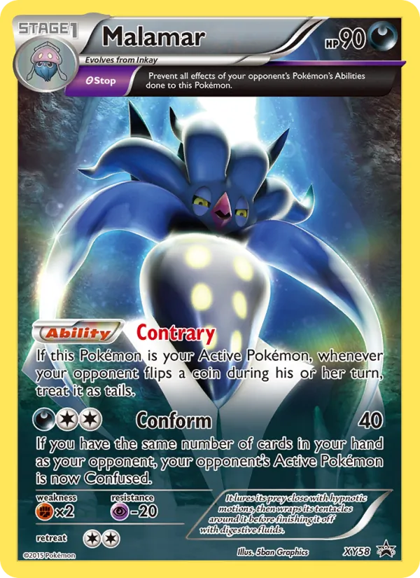 Malamar, XY Black Star Promos No. XY58