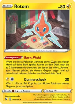 Rotom, Glänzendes Schicksal Nº 34 Normal