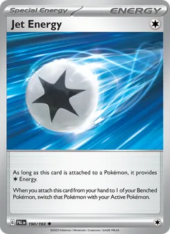 Jet Energy, Paldea Evolved No. 190 Normal