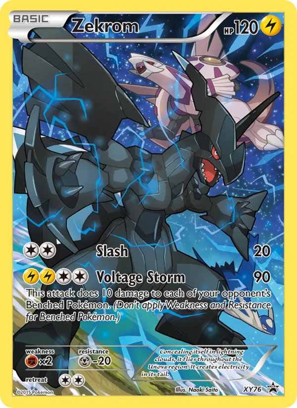 Zekrom, XY Black Star Promos Nº XY76