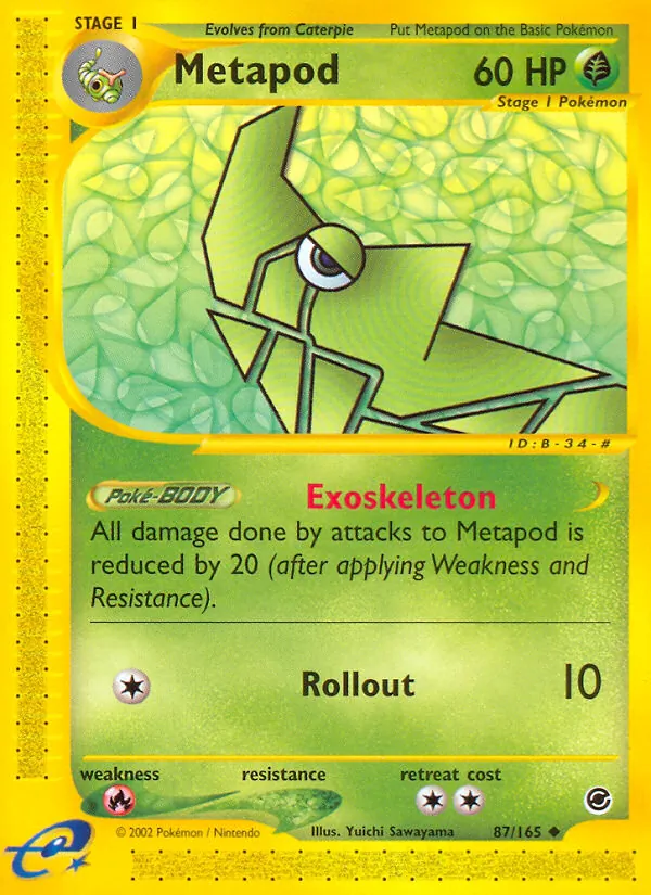 Metapod, Expedition Base Set No. 87