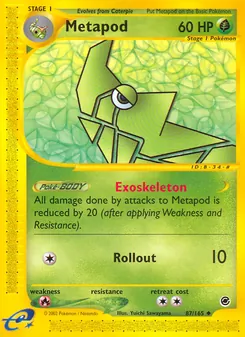 Metapod, Expedition Base Set No. 87 Normal
