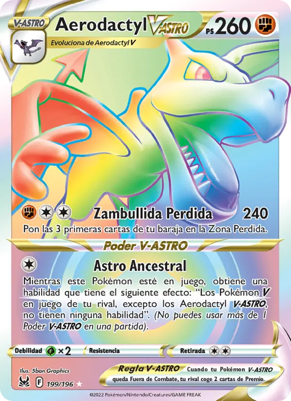 Aerodactyl V-ASTRO, Origen Perdido Nº 199