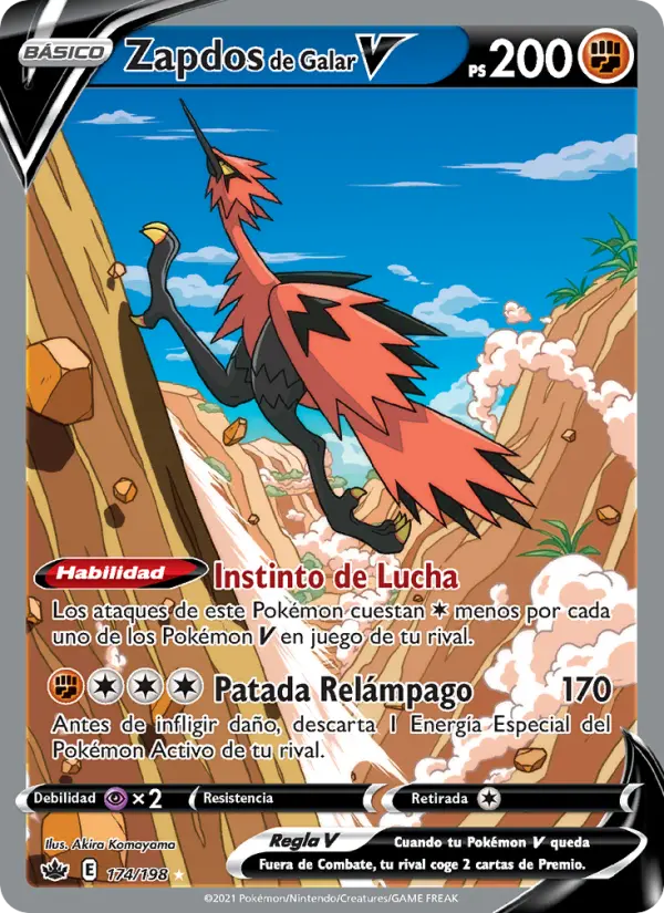Zapdos de Galar V, Reinado Escalofriante No. 174