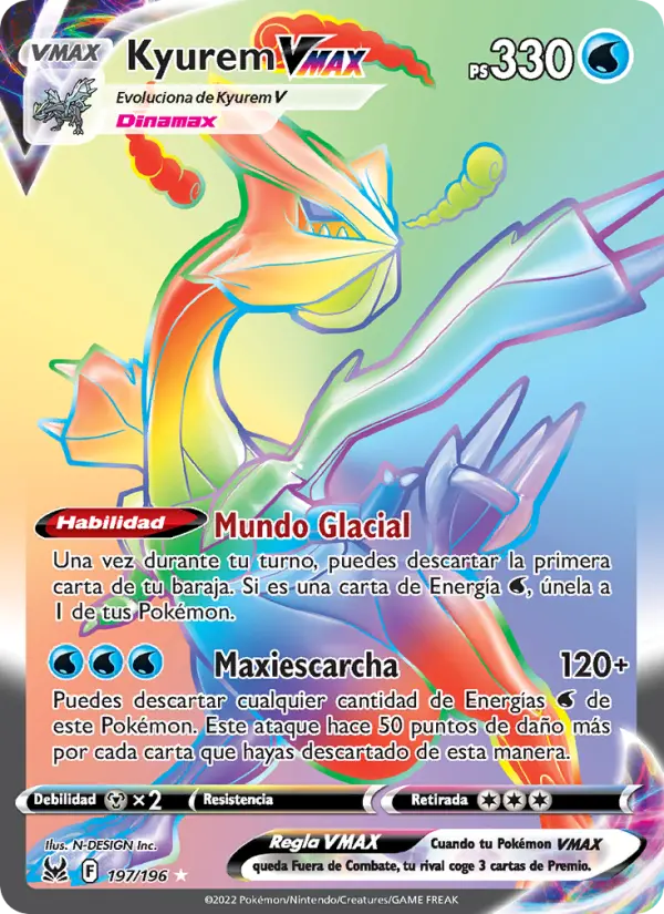 Kyurem VMAX, Origen Perdido No. 197