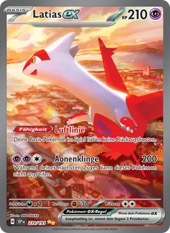 Latias-ex, Stürmische Funken Nº 239 Holo