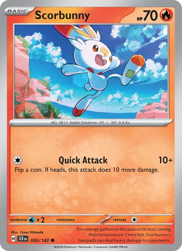 Scorbunny, Stellar Crown Nº 026