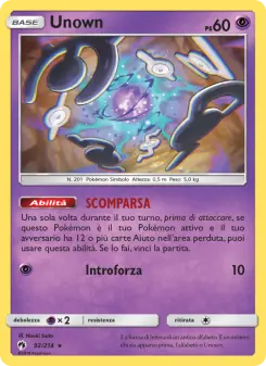 Unown, Tuoni Perduti No. 92 Normal