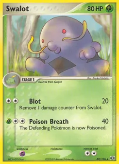 Swalot, Emerald No. 40 Normal