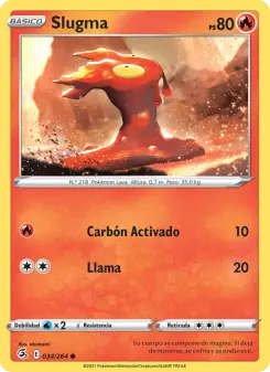 Slugma, Golpe Fusión No. 34 Normal