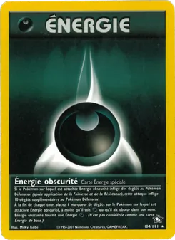 Énergie obscurité, Neo Genesis Nº 104 Normal