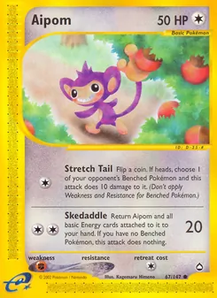 Aipom, Aquapolis No. 67 Normal