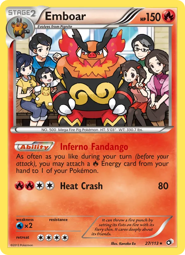 Emboar, Legendary Treasures No. 27