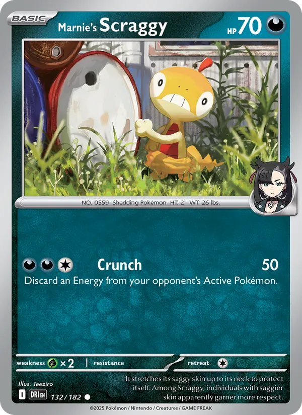Marnie's Scraggy, Destined Rivals Nº 132