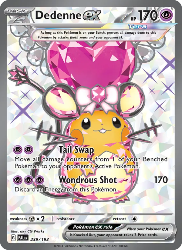 Dedenne ex, Paldea Evolved No. 239