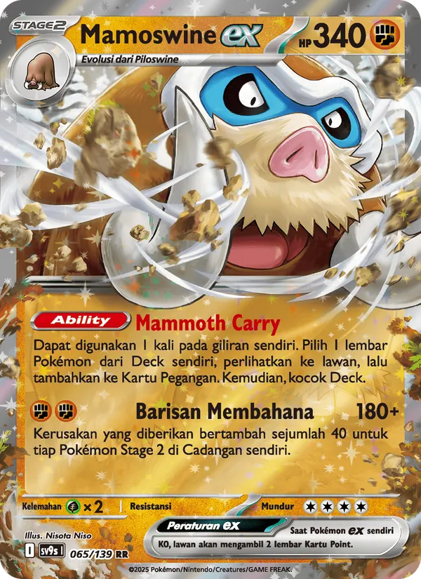 Mamoswine ex, Ikatan Takdir No. 065