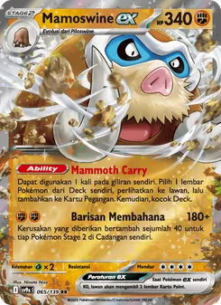 Mamoswine ex, Ikatan Takdir Nº 065 Normal