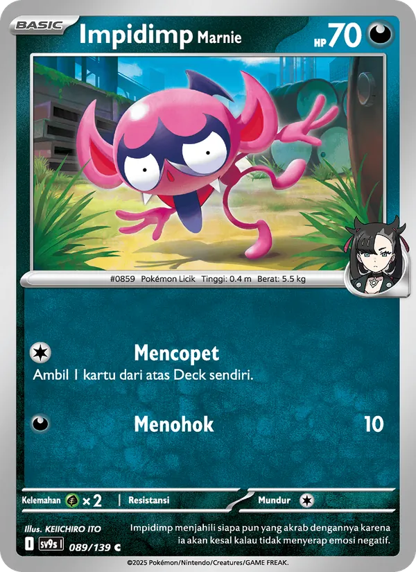 Impidimp <Marnie>, Ikatan Takdir No. 089