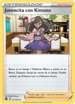Jovencita con Kimono, Tempestad Plateada Nº 157 Normal