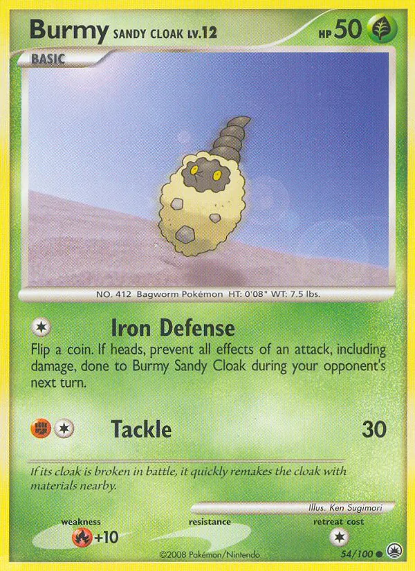 Burmy Sandy Cloak, Majestic Dawn No. 54