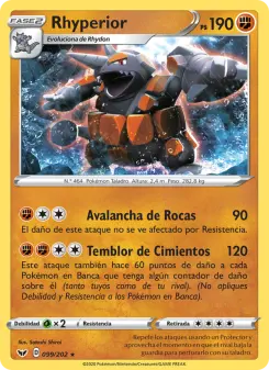 Rhyperior, Espada y Escudo Nº 99 Holo
