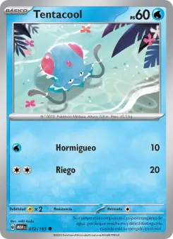Tentacool, 151 No. 072 Normal