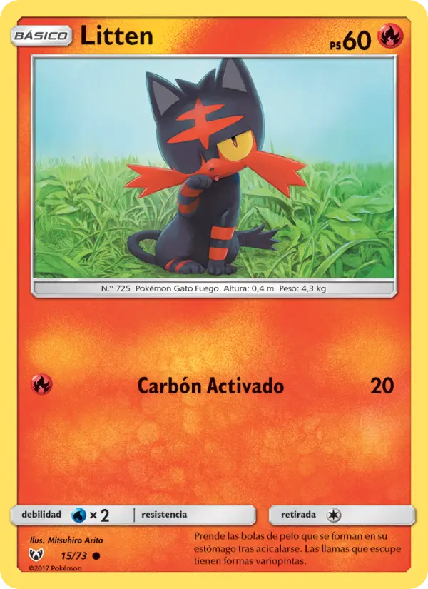 Litten, Leyendas Luminosas Nº 15