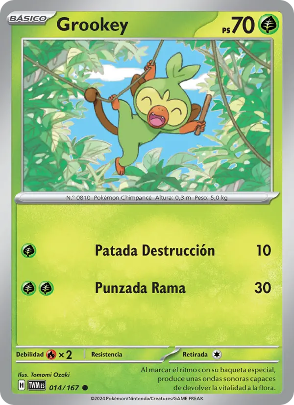 Grookey, Mascarada Crepuscular No. 014