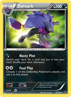 Zoroark, Next Destinies Nº 102 Normal