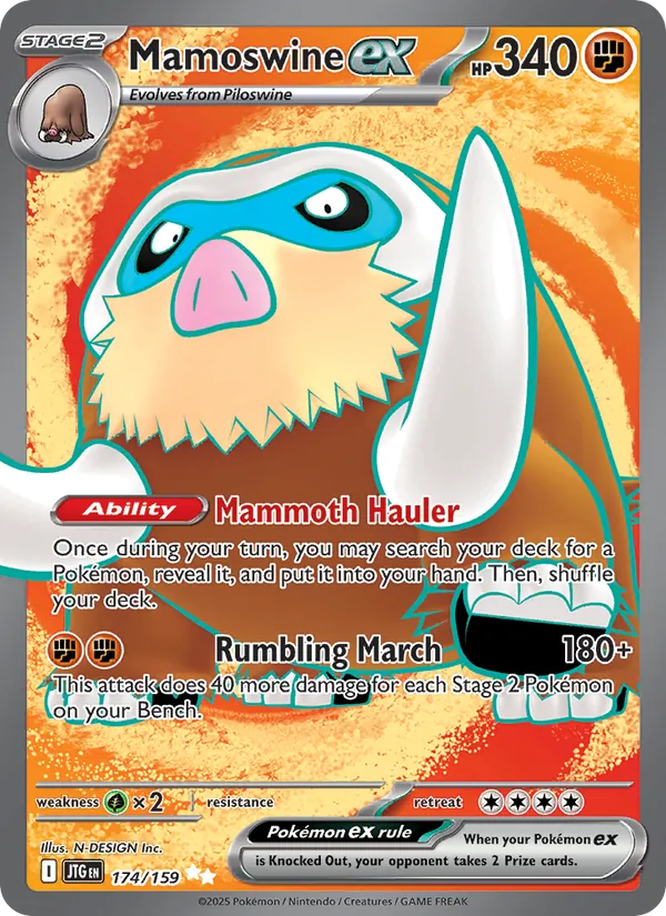 Mamoswine ex, Journey Together No. 174