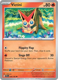 Victini, Temporal Forces No. 030 Normal