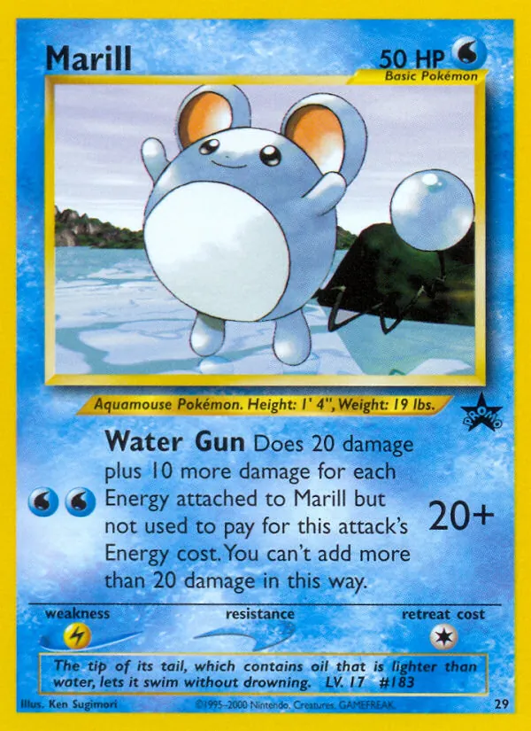 Marill, Wizards Black Star Promos No. 29
