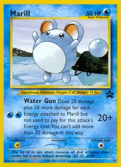 Marill, Wizards Black Star Promos No. 29 Normal