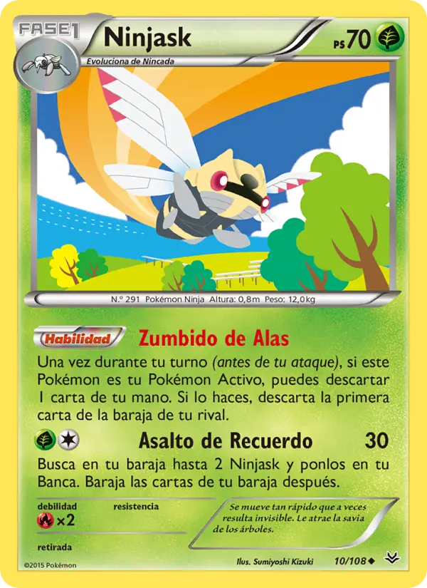 Ninjask, Cielos Rugientes No. 10