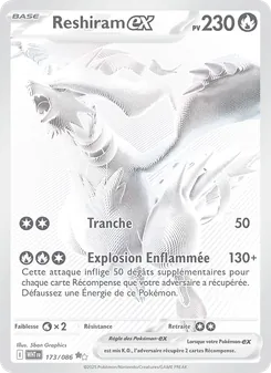 Reshiram-ex, Flamme Blanche No. 173 Holo