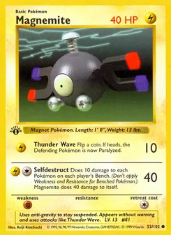 Magnemite, Base Set No. 53 Normal