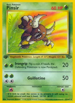 Pinsir, Jungle Nº 25 Normal