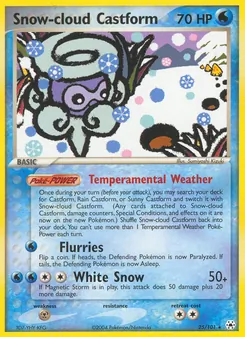 Snow-cloud Castform, Hidden Legends No. 25 Normal